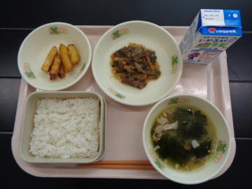 10月2日の学校給食（小学B献立）の写真