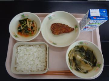 10月7日の学校給食（小学B献立）の写真