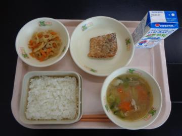 1月20日の学校給食（小学B献立）の写真