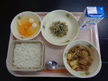 2月12日の学校給食（小学校B献立）の写真