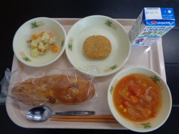 2月18日の学校給食（小学校B献立）の写真