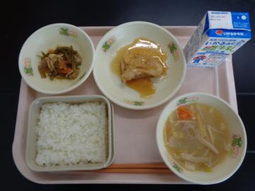 2月21日の学校給食（小学校B献立）の写真