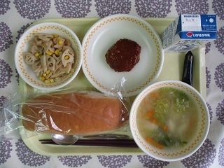 4月11日の学校給食(中学校献立)