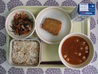 4月15日の学校給食(中学校献立)