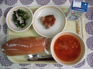 4月16日の学校給食(中学校献立)