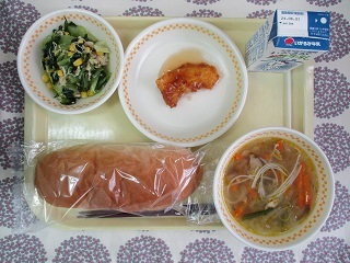 4月23日の学校給食(中学校献立)