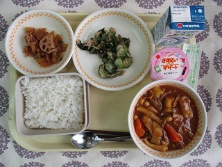 4月24日の学校給食(中学校献立)