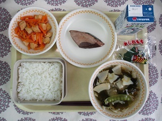 5月1日の学校給食(中学校献立)