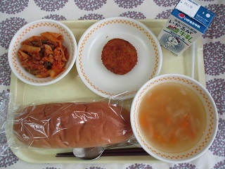 5月2日の学校給食(中学校献立)