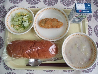 5月7日の学校給食(中学校献立)