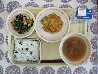 5月10日の学校給食(中学校献立)