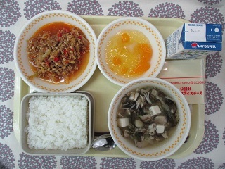 5月13日の学校給食(中学校献立)