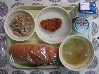 5月14日の学校給食(中学校献立)