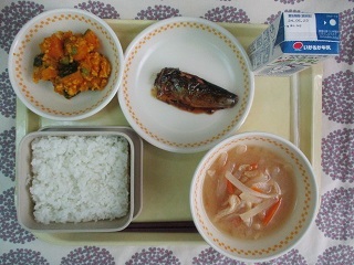 5月15日の学校給食(中学校献立)