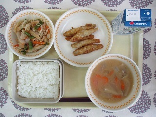 5月20日の学校給食(中学校献立)