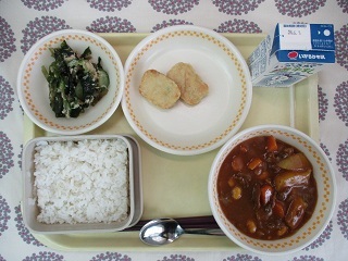 5月24日の学校給食(中学校献立)