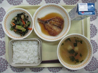 6月3日の学校給食(中学校献立)