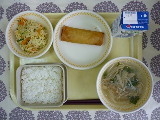 6月10日の学校給食(中学校献立)