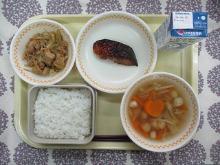 6月12日の学校給食(中学校献立)