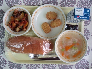 6月20日の学校給食(中学校献立)
