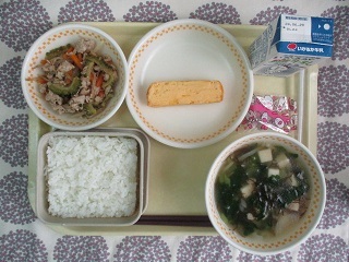 6月21日の学校給食(中学校献立)