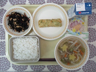 7月5日の学校給食(中学校献立)