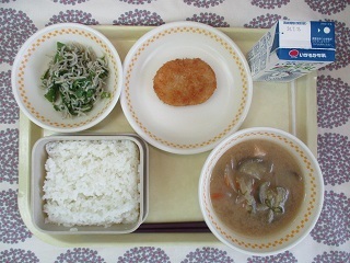 7月8日の学校給食(中学校献立)