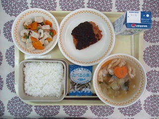 7月10日の学校給食(中学校献立)