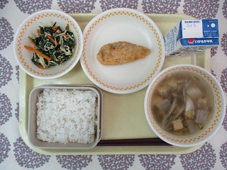 9月4日の学校給食(中学校献立)