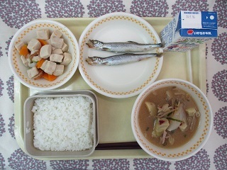 9月9日の学校給食(中学校献立)