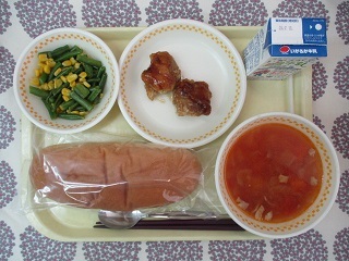 9月10日の学校給食(中学校献立)