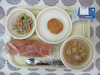 9月19日の学校給食(中学校献立)