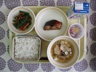 10月2日の学校給食(中学校献立)