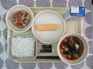 10月7日の学校給食(中学校献立)