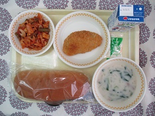 10月15日の学校給食(中学校献立)