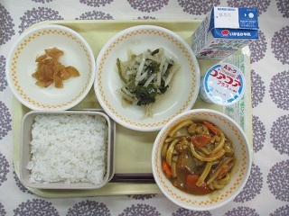 10月23日の学校給食(中学校献立)