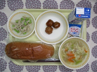 10月24日の学校給食(中学校献立)