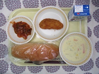 10月29日の学校給食(中学校献立)