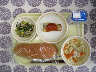 11月5日の学校給食(中学校献立)