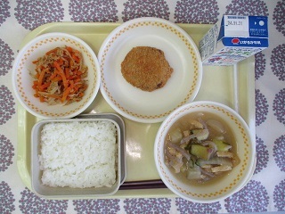 11月13日の学校給食(中学校献立)