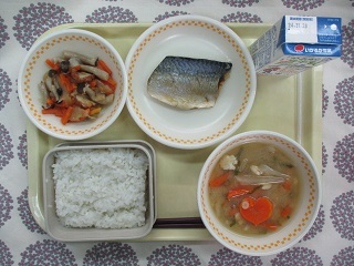 11月20日の学校給食(中学校献立)