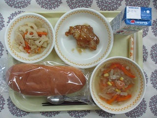 11月26日の学校給食(中学校献立)