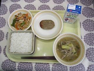11月27日の学校給食（中学校献立）