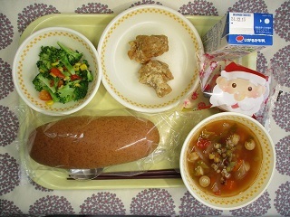 12月5日の学校給食(中学校献立)