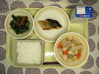 12月6日の学校給食(中学校献立)