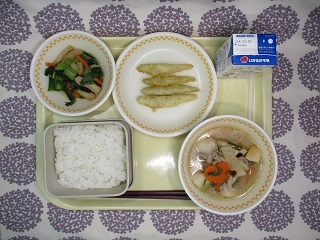 12月13日の学校給食(中学校献立)