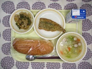 12月17日の学校給食(中学校献立)