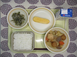 12月18日の学校給食(中学校献立)
