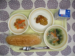 12月19日の学校給食(中学校献立)