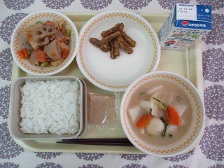 1月15日の学校給食(中学校献立)